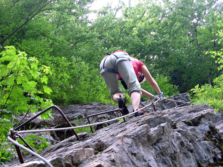 Foto: Andreas Koller / Klettersteigtour / Raiffeisen Klettersteig Klammgraben (820m) / 22.06.2009 01:58:35