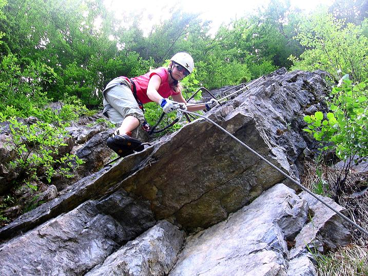 Foto: Andreas Koller / Klettersteigtour / Raiffeisen Klettersteig Klammgraben (820m) / 22.06.2009 01:58:27