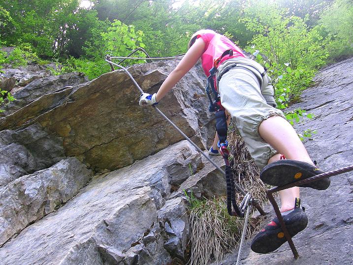 Foto: Andreas Koller / Klettersteigtour / Raiffeisen Klettersteig Klammgraben (820m) / 22.06.2009 01:58:17