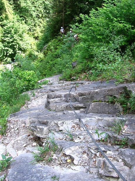 Foto: Andreas Koller / Klettersteigtour / Raiffeisen Klettersteig Klammgraben (820m) / 22.06.2009 01:58:01