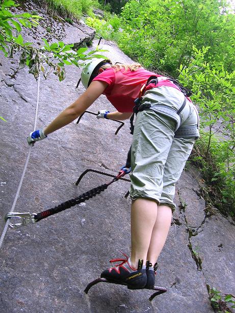 Foto: Andreas Koller / Klettersteigtour / Raiffeisen Klettersteig Klammgraben (820m) / 22.06.2009 01:57:43