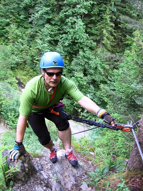 Foto: Andreas Koller / Klettersteigtour / Raiffeisen Klettersteig Klammgraben (820m) / 22.06.2009 01:57:35