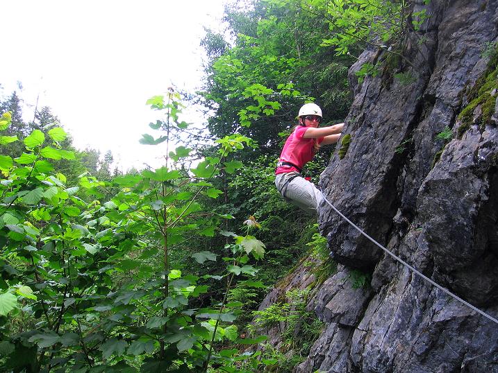 Foto: Andreas Koller / Klettersteigtour / Raiffeisen Klettersteig Klammgraben (820m) / 22.06.2009 01:57:18