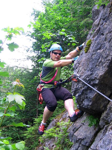 Foto: Andreas Koller / Klettersteigtour / Raiffeisen Klettersteig Klammgraben (820m) / 22.06.2009 01:57:10