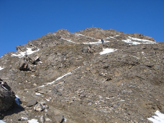 Foto: Manfred Karl / Wandertour / Wilde Kreuzspitze – Highlight der Pfunderer Berge / Gipfelhang / 31.08.2009 19:10:00
