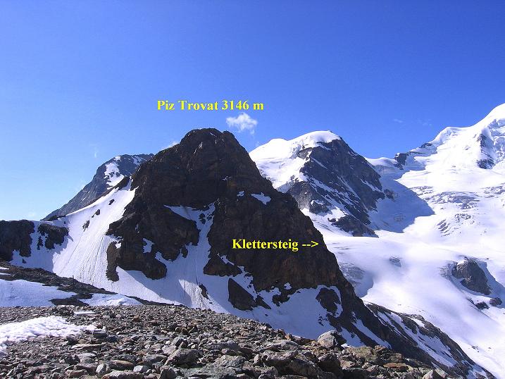 Foto: Andreas Koller / Klettersteigtour / Klettersteig Piz Trovat (3146m) / 18.07.2009 00:16:53