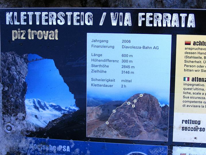 Foto: Andreas Koller / Klettersteigtour / Klettersteig Piz Trovat (3146m) / 18.07.2009 00:14:22