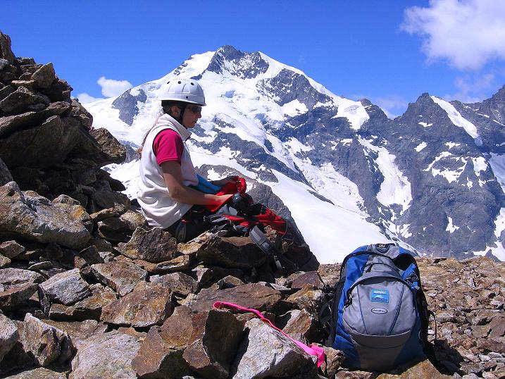 Foto: Andreas Koller / Klettersteigtour / Klettersteig Piz Trovat (3146m) / Der Biancograt / 18.07.2009 00:06:54
