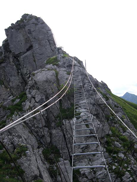 Foto: Andreas Koller / Klettersteigtour / Klettersteig Brunnistöckli (2030m) / 2. Brücke / 15.07.2009 02:12:53