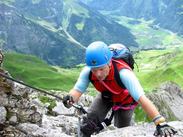 Foto: Andreas Koller / Klettersteigtour / Klettersteig Rigidalstock (2593 m) / 15.07.2009 02:02:33