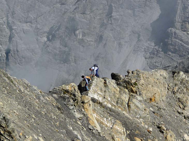 Foto: vince 51 / Wandertour / von der Formarinalpe auf die Rote Wand / auf dem Nordgrat / 18.07.2009 23:29:35