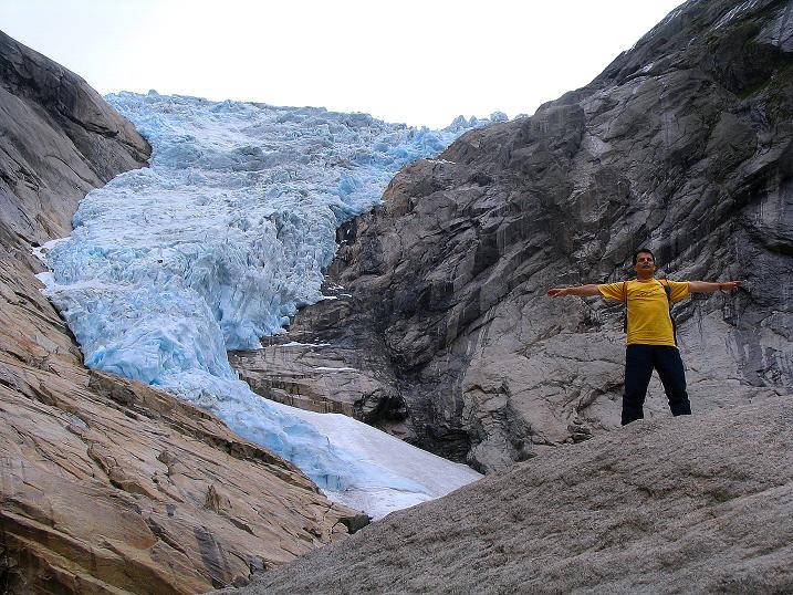 Foto: Andreas Koller / Wandertour / Gletschererlebnis Briksdalsbreen (150 m) / 04.08.2009 19:16:22