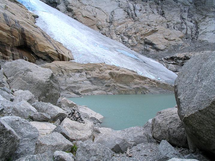 Foto: Andreas Koller / Wandertour / Gletschererlebnis Briksdalsbreen (150 m) / 04.08.2009 19:15:49