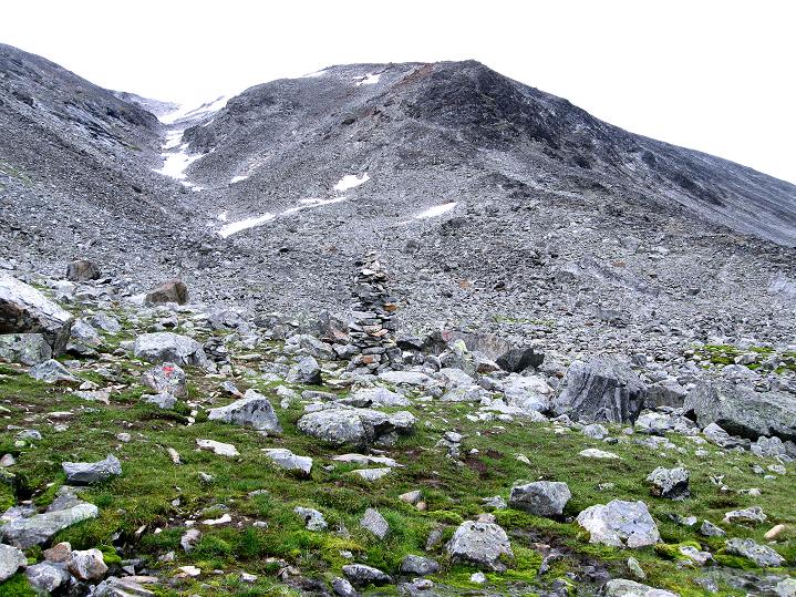 Foto: Andreas Koller / Wandertour / Von Spiterstulen auf den Glittertind (2465 m) / Der blockige W-Sporn / 05.08.2009 18:58:11