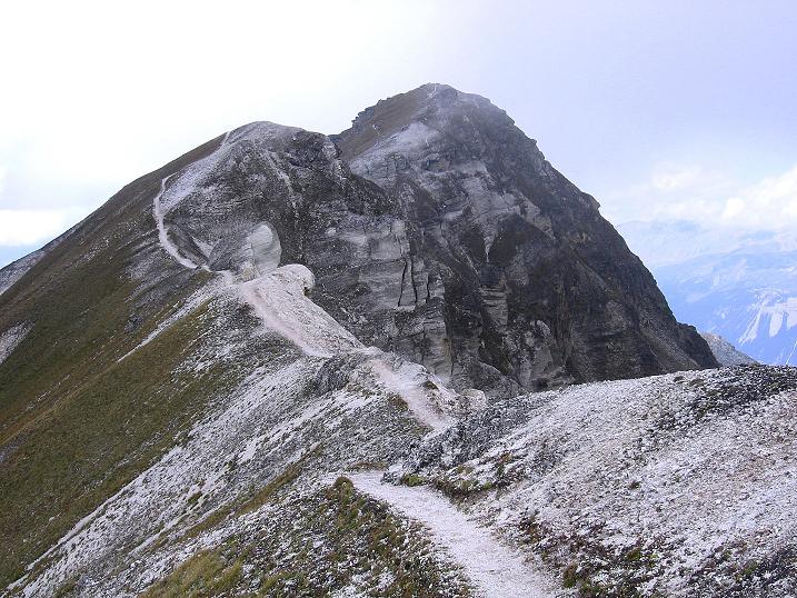Foto: Andreas Koller / Wandertour / Bella Tola - Aussichtsbalkon der Walliser Alpen (3026 m) / Rothorn / 05.09.2009 18:46:11