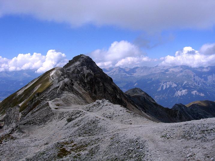 Foto: Andreas Koller / Wandertour / Bella Tola - Aussichtsbalkon der Walliser Alpen (3026 m) / Rothorn / 05.09.2009 18:41:46