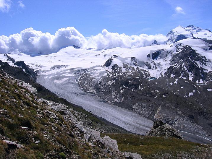 Foto: Andreas Koller / Wandertour / Wanderdreitausender Oberrothorn (3415 m) / 05.09.2009 00:20:10