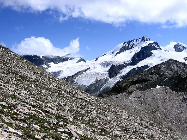 Foto: Andreas Koller / Wandertour / Wanderdreitausender Oberrothorn (3415 m) / 05.09.2009 00:19:17