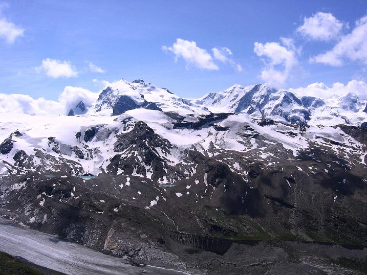 Foto: Andreas Koller / Wandertour / Wanderdreitausender Oberrothorn (3415 m) / 05.09.2009 00:18:30