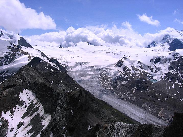 Foto: Andreas Koller / Wandertour / Wanderdreitausender Oberrothorn (3415 m) / 05.09.2009 00:17:16