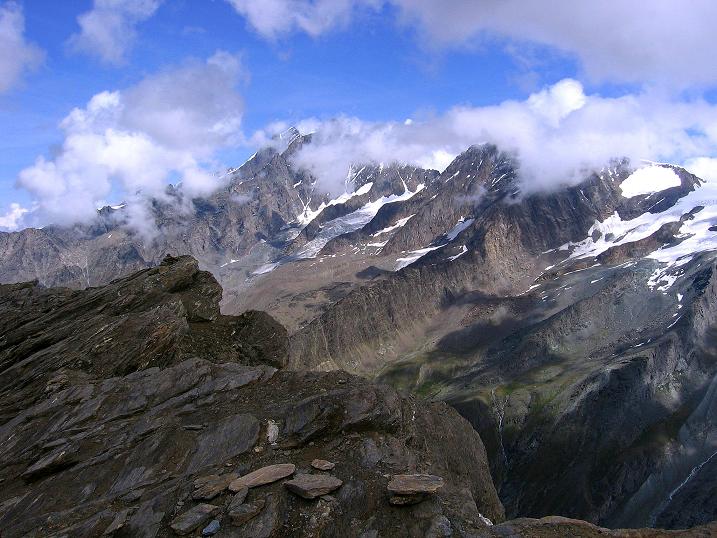 Foto: Andreas Koller / Wandertour / Wanderdreitausender Oberrothorn (3415 m) / 05.09.2009 00:17:09