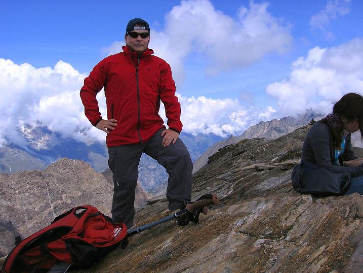 Foto: Andreas Koller / Wandertour / Wanderdreitausender Oberrothorn (3415 m) / Am Oberrothorn / 05.09.2009 00:17:01