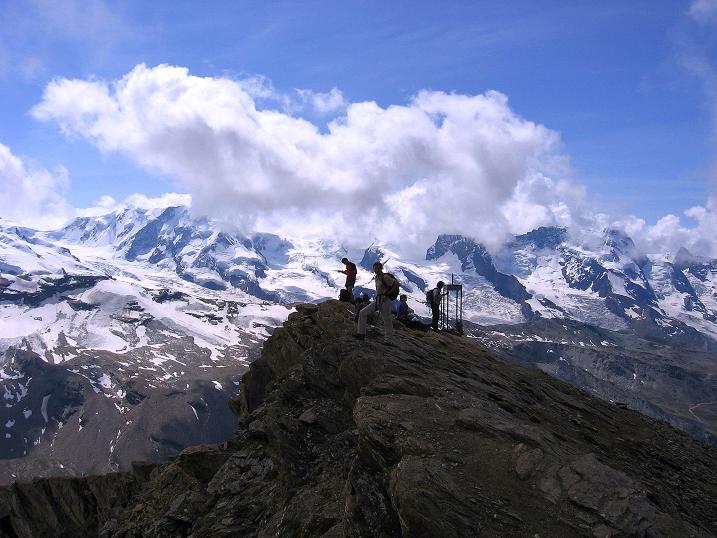 Foto: Andreas Koller / Wandertour / Wanderdreitausender Oberrothorn (3415 m) / 05.09.2009 00:16:40