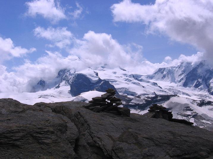 Foto: Andreas Koller / Wandertour / Wanderdreitausender Oberrothorn (3415 m) / 05.09.2009 00:16:02