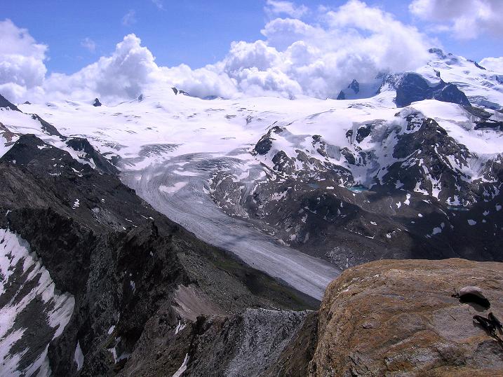 Foto: Andreas Koller / Wandertour / Wanderdreitausender Oberrothorn (3415 m) / 05.09.2009 00:15:40