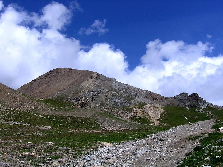 Foto: Andreas Koller / Wandertour / Wanderdreitausender Oberrothorn (3415 m) / Rückblick auf das Oberrothorn / 05.09.2009 00:14:50