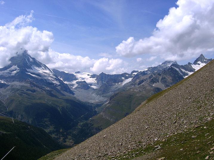 Foto: Andreas Koller / Wandertour / Wanderdreitausender Oberrothorn (3415 m) / 05.09.2009 00:14:33