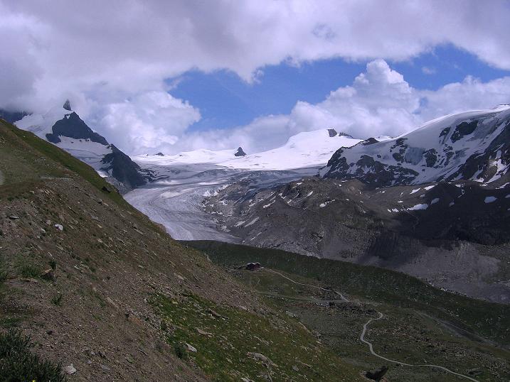 Foto: Andreas Koller / Wandertour / Wanderdreitausender Oberrothorn (3415 m) / 05.09.2009 00:14:22