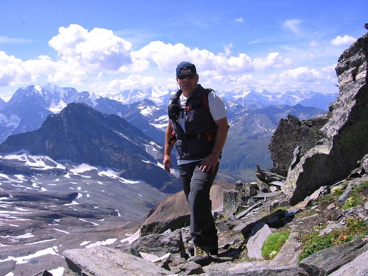 Foto: Andreas Koller / Wandertour / Vom Simplonpass auf das Wasenhorn (3246 m) / Am SW-Grat / 09.09.2009 23:51:18