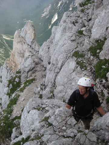 Foto: Wolfgang Lauschensky / Klettersteigtour / Triglav Überschreitung Bambergweg - Ostgrat / Westgrat / 11.09.2009 20:43:59