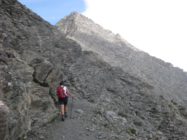 Foto: Wolfgang Lauschensky / Wandertour / Rocciamelone 3538m / östlich des Südgrates zum Gipfel / 18.09.2009 18:50:31