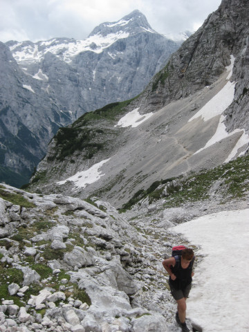 Foto: Wolfgang Lauschensky / Wandertour / Skrlatica 2740m / Karstanstieg - Triglav im Hintergrund / 20.09.2009 21:30:03