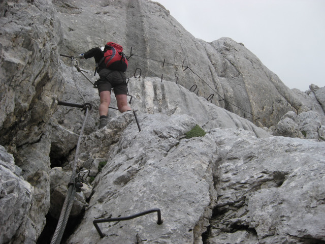Foto: Wolfgang Lauschensky / Wandertour / Skrlatica 2740m / wenige Meter Seil und Klammern / 20.09.2009 21:29:33