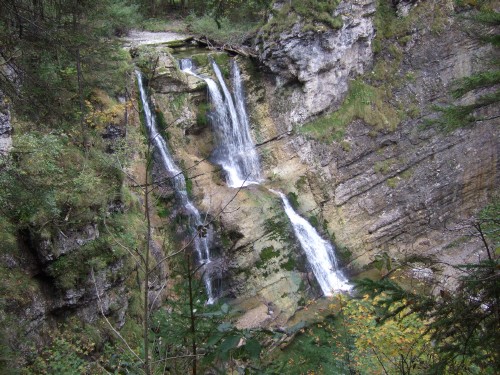 Foto: hofchri / Mountainbike Tour / Rund um das Sonntagshorn über Sellarnalm (1215m) / Fischbachfall / 12.10.2009 18:34:36