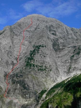 Foto: leo / Klettertour / Der Lngste Tag - Rotgschirr Nordwestwandtrichter / 14.10.2009 08:09:42