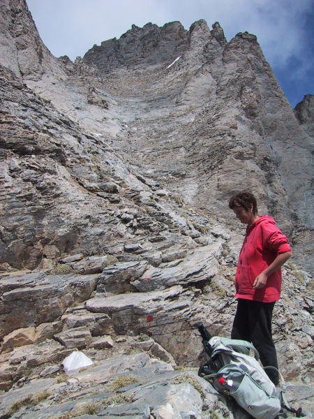 Foto: Wolfgang Lauschensky / Wandertour / Mytikas 2917m, Olymp / Einstieg ins weglose Gelände / 24.11.2009 18:22:43