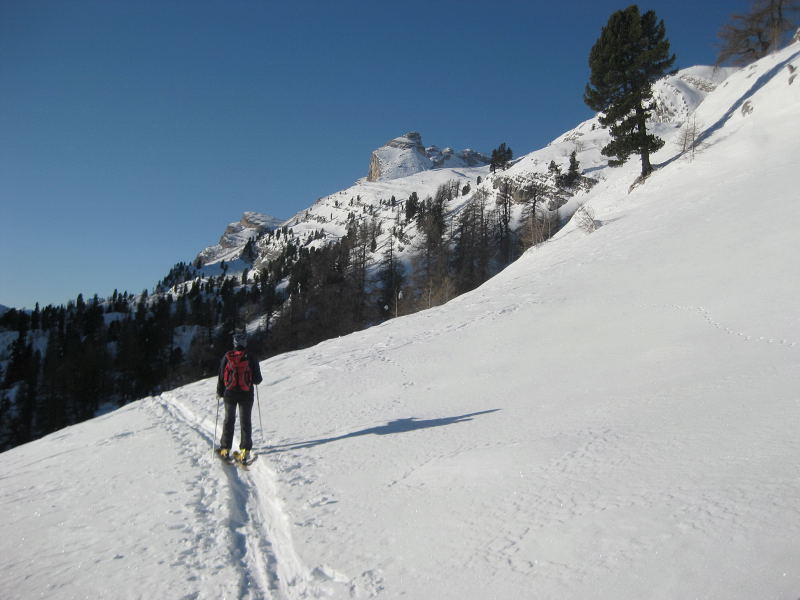 Foto: Wolfgang Lauschensky / Skitour / Lavarella 3055m (La Varella) / Taibunspitze / 12.12.2009 16:53:28