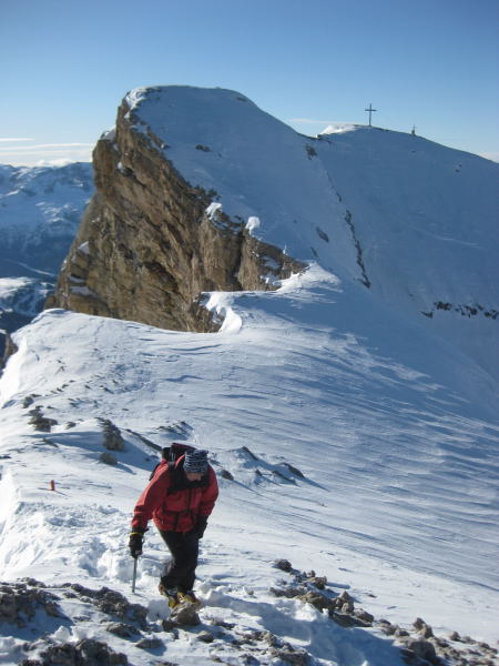 Foto: Wolfgang Lauschensky / Skitour / Lavarella 3055m (La Varella) / Lavarella-Westgipfel / 12.12.2009 16:52:07
