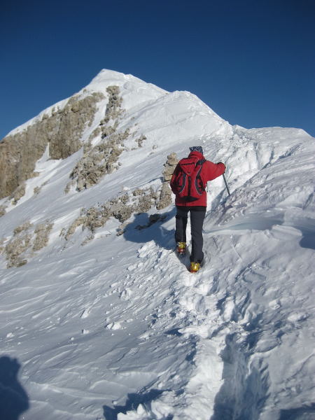 Foto: Wolfgang Lauschensky / Skitour / Lavarella 3055m (La Varella) / Westgratanstieg / 12.12.2009 16:51:57