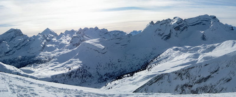 Foto: Wolfgang Lauschensky / Skitour / Lavarella 3055m (La Varella) / Lavarella von Norden (Zehner) / 12.12.2009 16:50:13