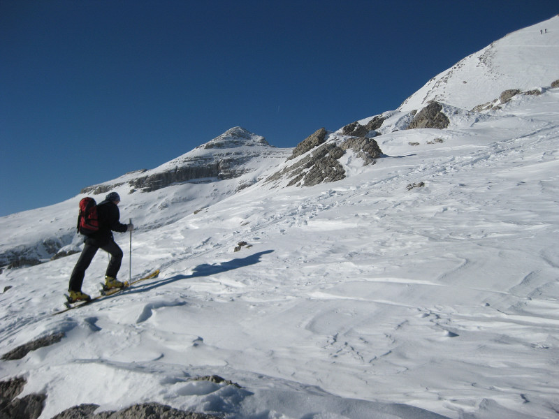 Foto: Wolfgang Lauschensky / Ski Tour / Zehnerspitze 3026m, (Sasso delle Dieci) / Heilgkreuzkofel / 12.12.2009 18:47:06