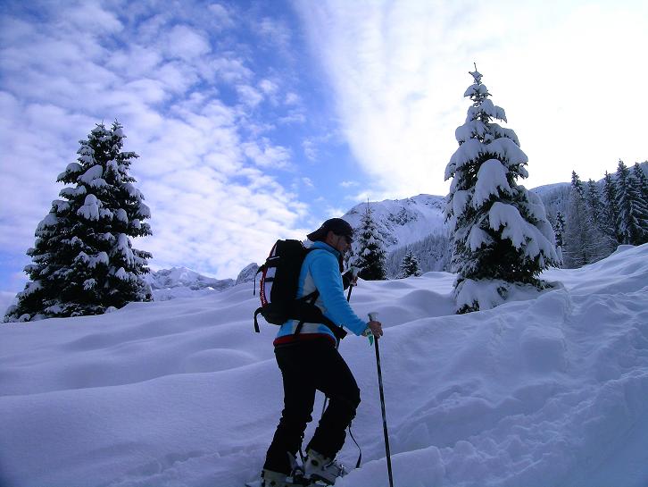 Foto: Andreas Koller / Skitour / Direkter Anstieg auf den Hengst (2076 m) / 15.12.2009 21:08:11