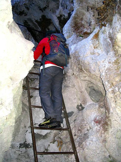 Foto: Andreas Koller / Klettersteigtour / Rudolf-Decker-Steig (720 m) / 27.12.2009 01:50:16
