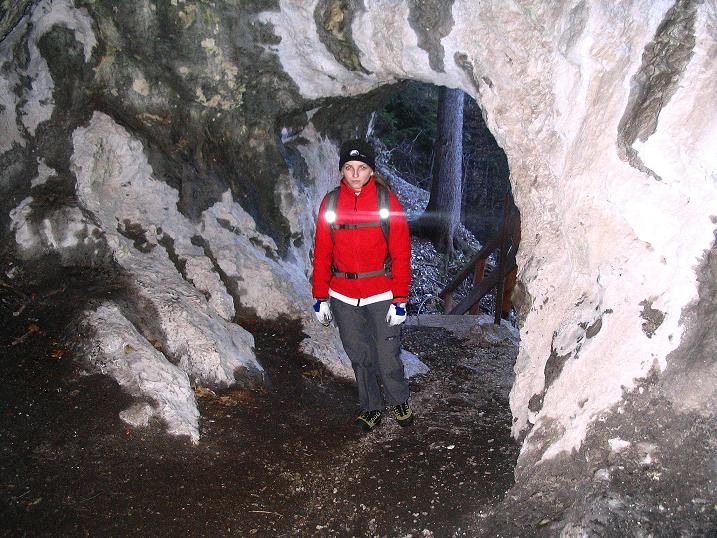 Foto: Andreas Koller / Klettersteigtour / Rudolf-Decker-Steig (720 m) / Im Türkenloch / 27.12.2009 01:47:11