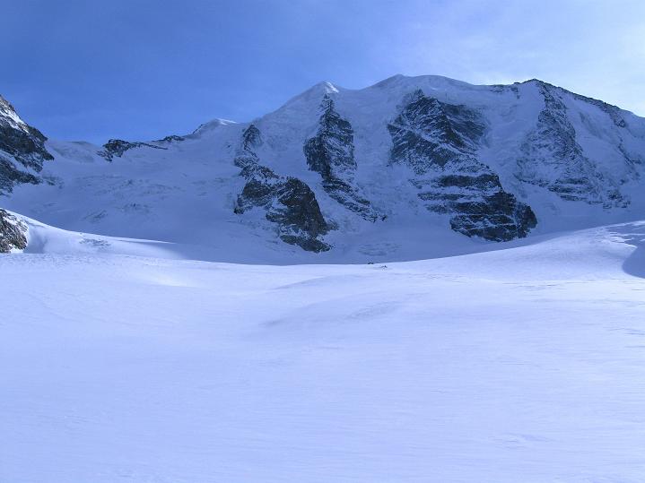 Foto: Andreas Koller / Skitour / Munt Pers und Gletscherabfahrt (3207 m) / Piz Palü (3905 m) / 07.02.2010 17:13:45