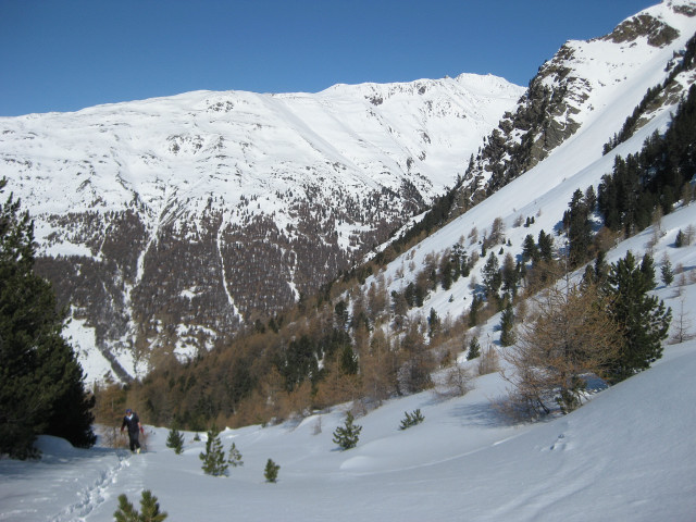 Foto: Wolfgang Lauschensky / Skitour / Litznerspitze (3205m) / Ausstieg aus dem Remsgraben / 06.03.2010 12:21:24